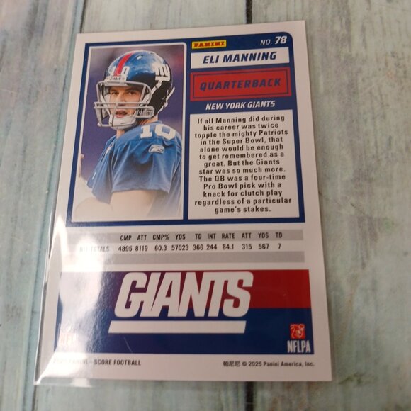Eli Manning NO. 78 - Picture 4 of 4